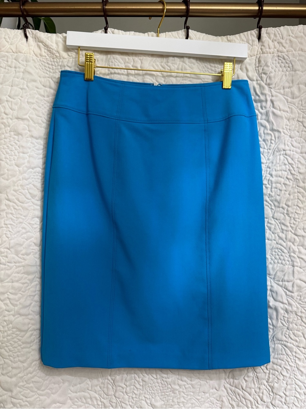 Worthington Bright Blue Pencil Skirt